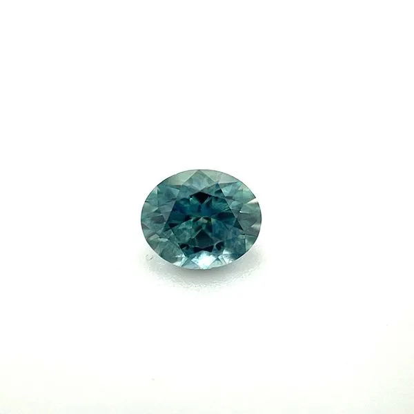 0.87 Carat Oval Shape Teal Sapphire - Montana Franzetti Jewelers Austin, TX