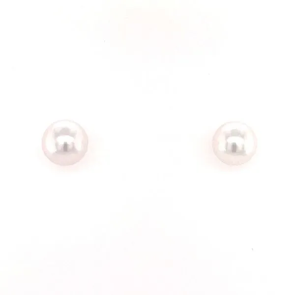 14KW Gold 6.5 - 7 mm Akoya Pearl Stud Earrings Franzetti Jewelers Austin, TX