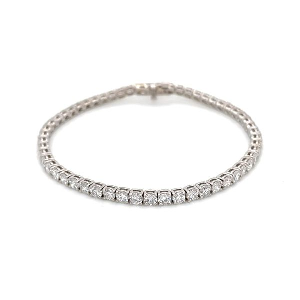 14KW Gold 5.88 CTW Lab Grown Diamond Line Bracelet  7