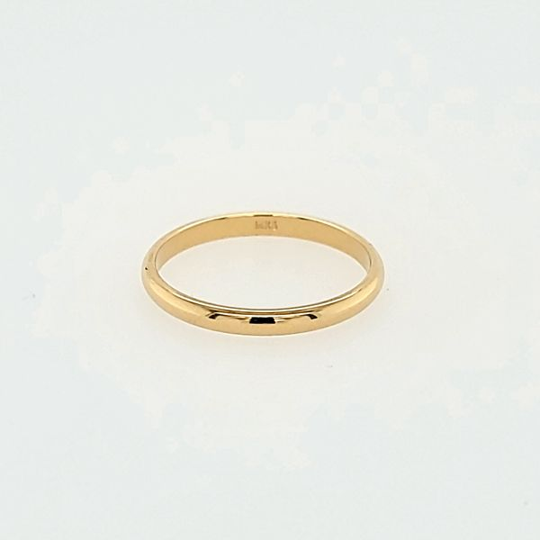 14K Yellow Gold 2 MM Standard Fit Wedding Band Image 2 Franzetti Jewelers Austin, TX