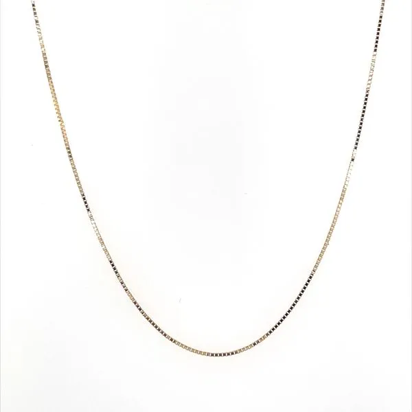 14K Yellow Gold 0.45 mm Box Chain 24