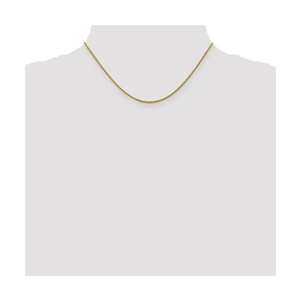 14KY Gold 1.5 mm Spiga Chain 16