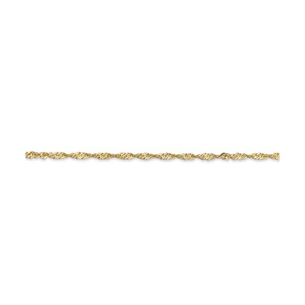 14K Yellow Gold 1.7 MM Cable Chain 18