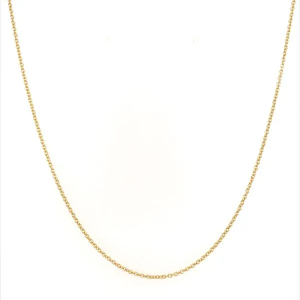 14K Yellow Gold 1.2 MM Cable Chain 16