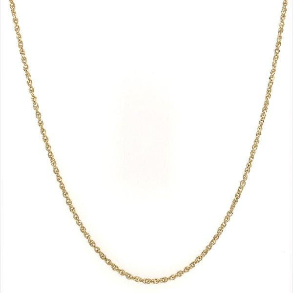 14K Yellow Gold 1.6 MM Ropa Chain 24