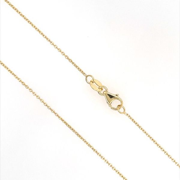 14K Yellow Gold 0.7 mm Cable Chain 18