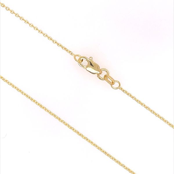 14K Yellow Gold 1.05 mm Tight Cable Chain 18