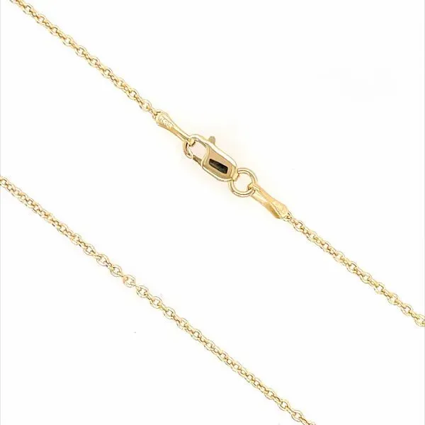 14KY Gold 1.45 mm Hollow Cable Chain 16