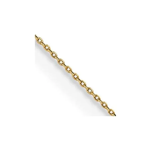 14K Yellow Gold 0.75 MM Cable Chain 16