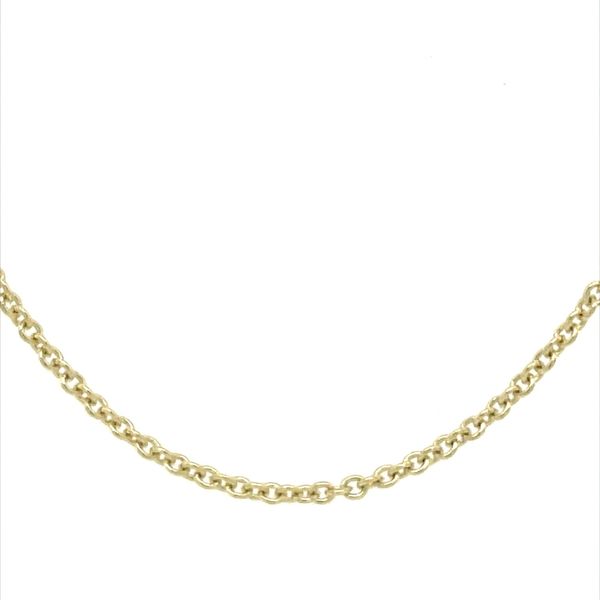 14KY Gold 1.5 mm Cable Chain 18