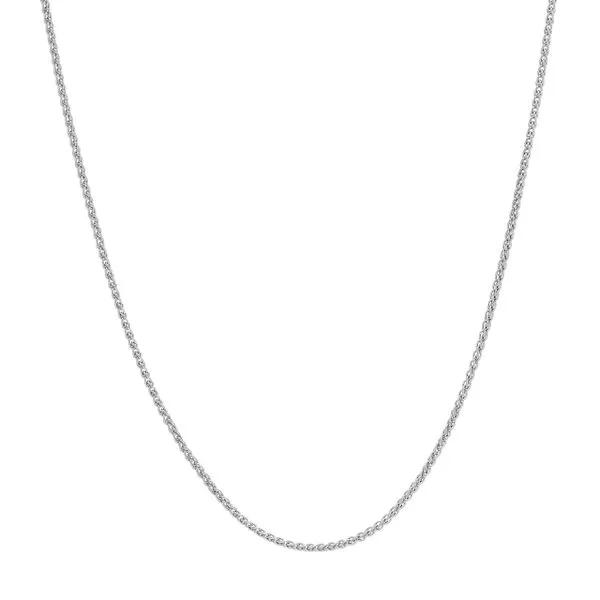 14KW Gold 0.85 mm Round Wheat Chain 16-18