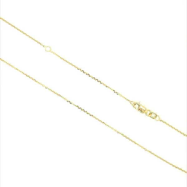 14KY Gold 1.05 mm Diamond Cut Cable Chain 16-18