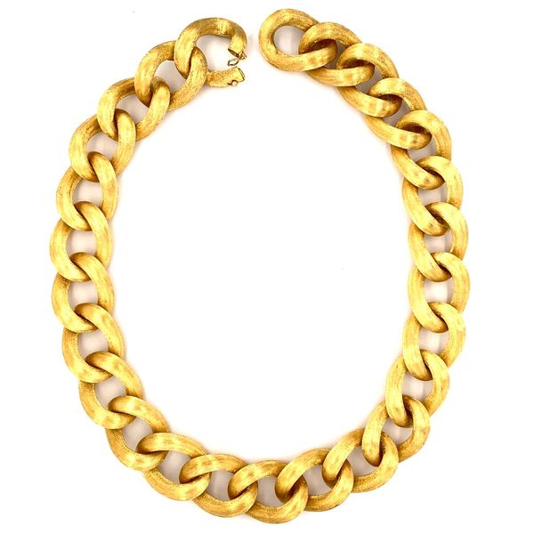 18K Yellow Gold Necklace & Bracelet Set Image 3 Franzetti Jewelers Austin, TX