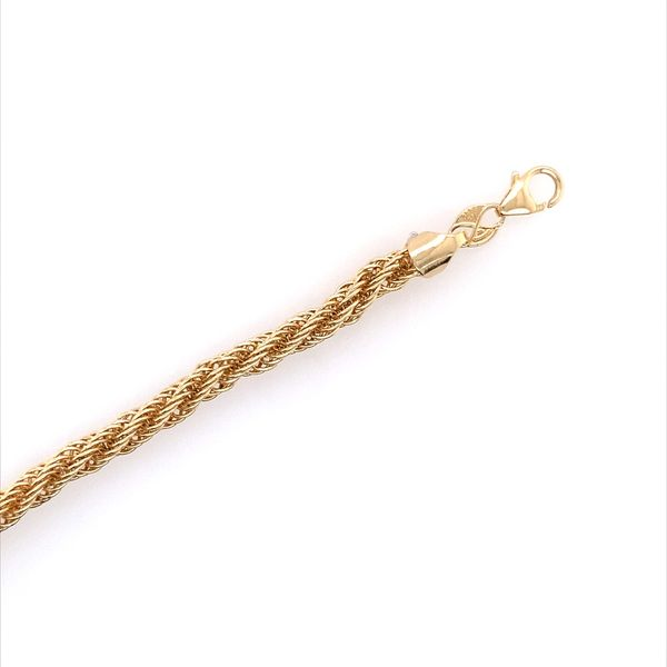 14K Yellow Gold Open Rope Bracelet Image 3 Franzetti Jewelers Austin, TX
