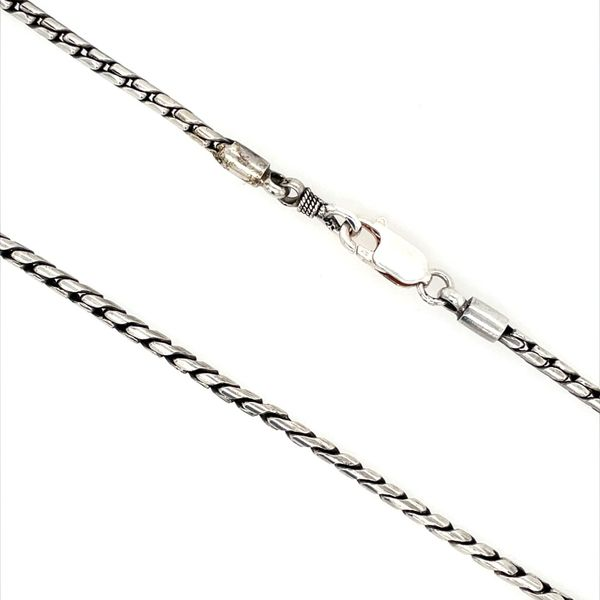 Sterling Silver 2.8 mm Round Curb Chain 26