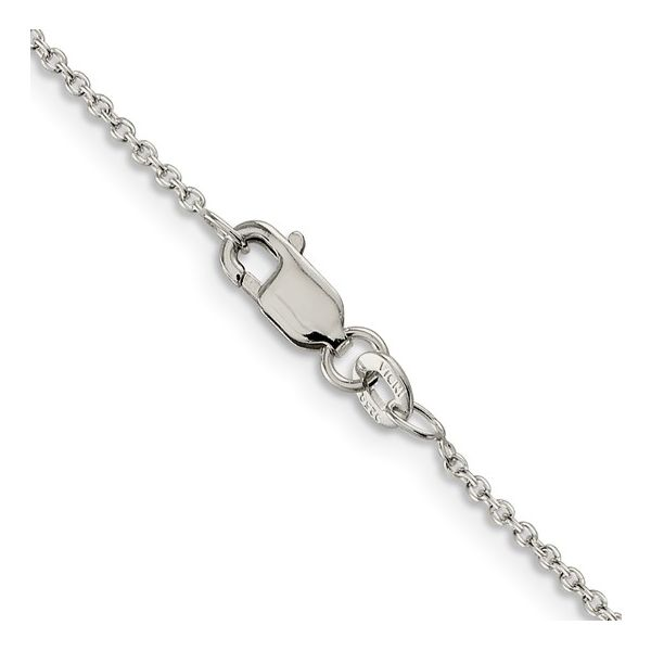 Sterling Silver 1.25 mm Cable Chain 24