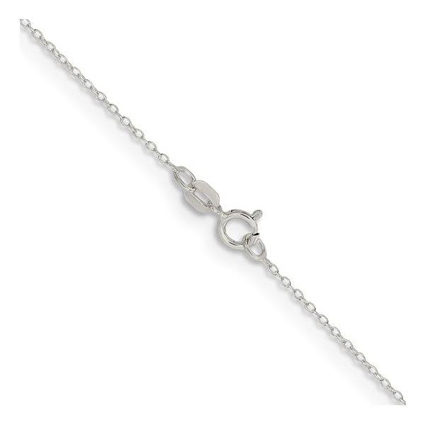 Sterling Silver 0.95 mm Forzantina Cable Chain 16