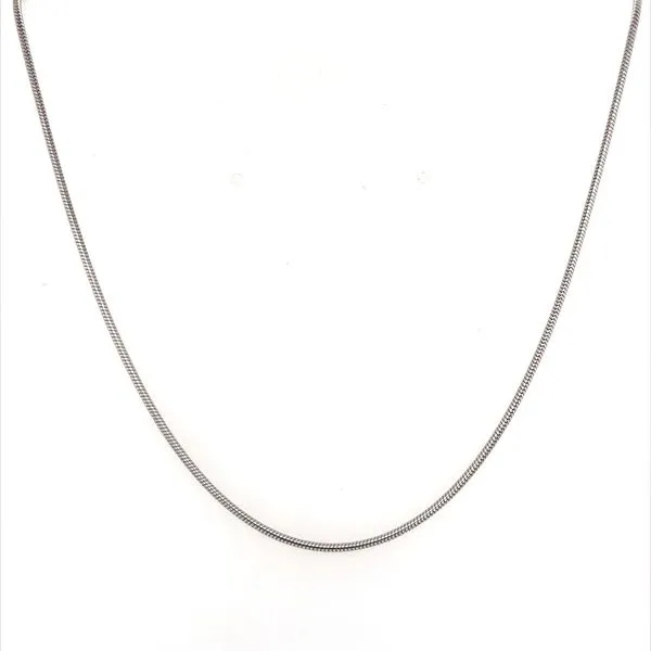 Sterling Silver 1 mm Snake Chain 18