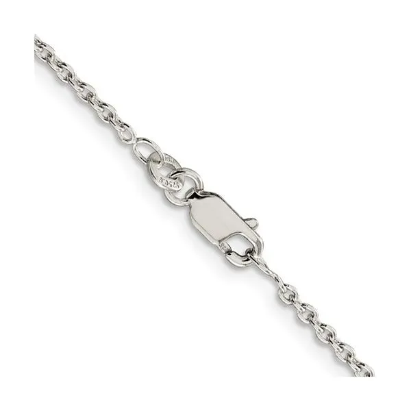 Sterling Silver 1.95 mm Cable Chain 24