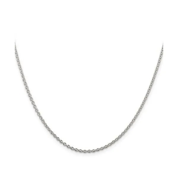 Sterling Silver 1.95 mm Cable Chain 24