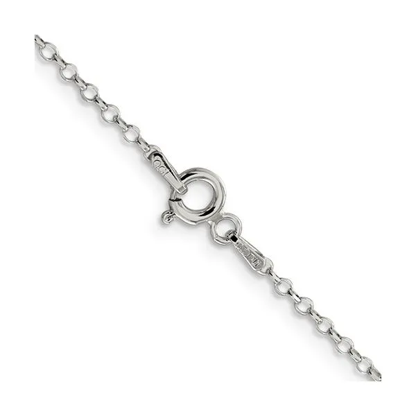 Sterling Silver 1.75 mm Diamond-cut Cable Chain 18