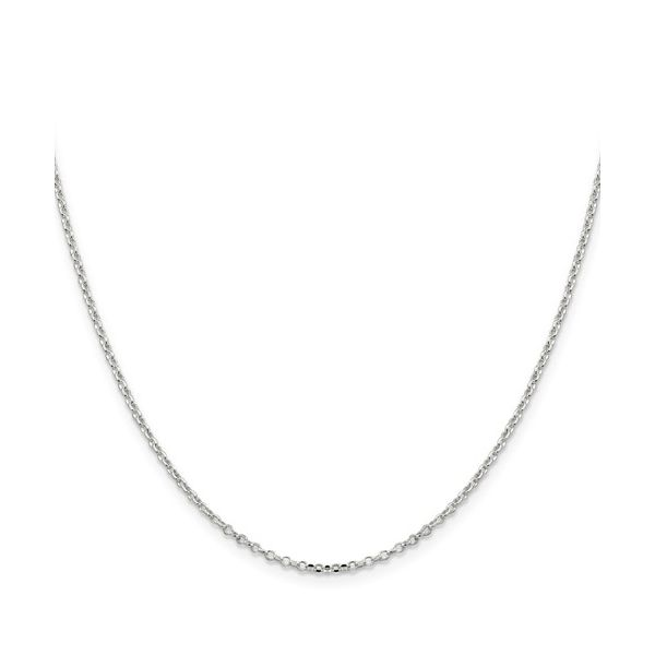 Sterling Silver 1.75 mm Diamond-cut Cable Chain 18