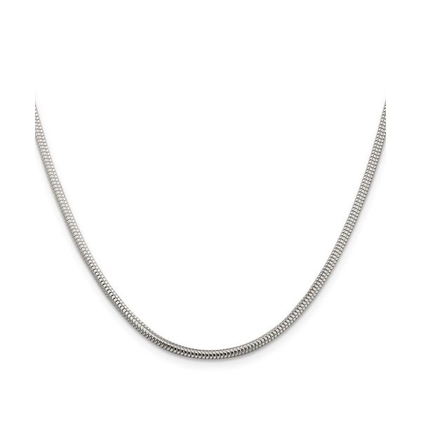 SS 2.5 mm Round Snake Chain 18