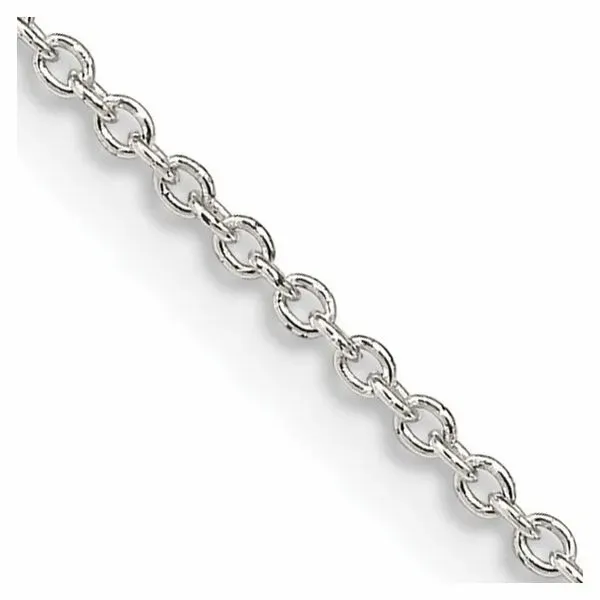 Sterling Silver 1.25 mm Cable Chain 18