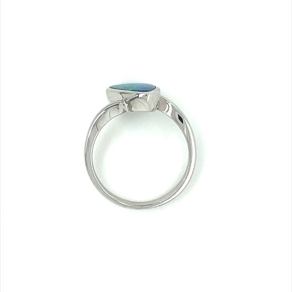 SS Freeform Opal Doublet Ring Image 4 Franzetti Jewelers Austin, TX