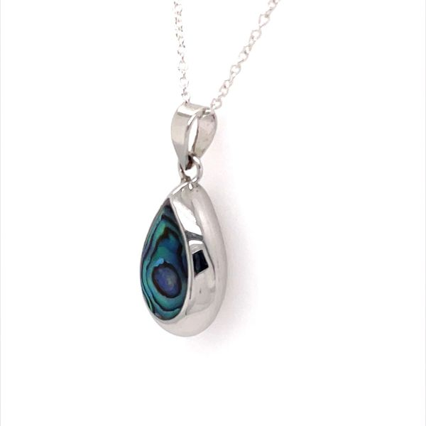 SS Abalone & Mother of Pearl Pendant Image 3 Franzetti Jewelers Austin, TX