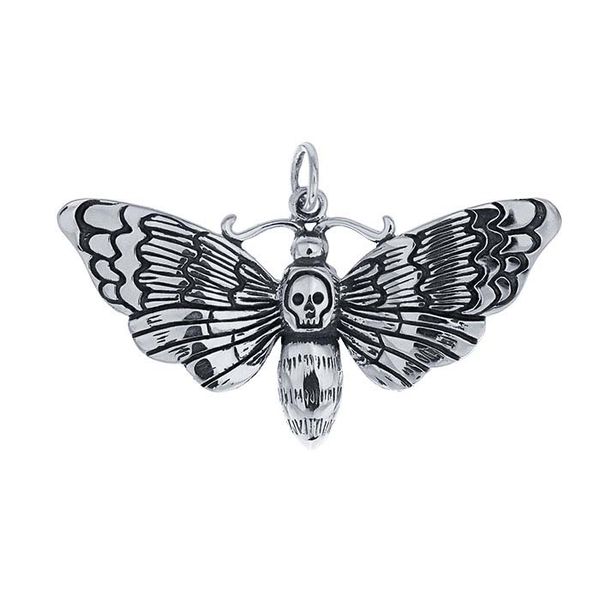 Sterling Silver Death's Head Moth Pendant Franzetti Jewelers Austin, TX