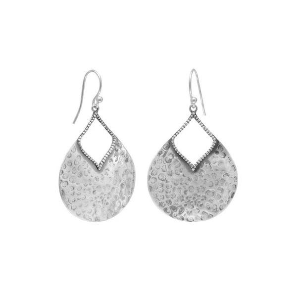 Sterling Silver Hammered Earrings Franzetti Jewelers Austin, TX