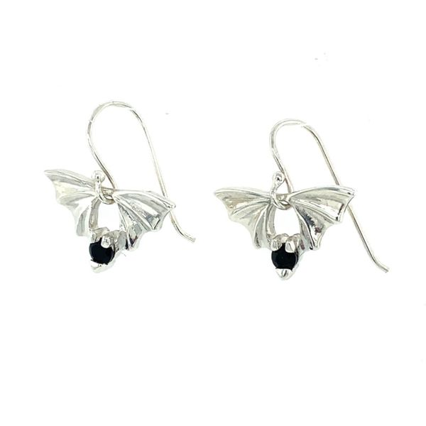 Bat Collection SS Earrings with Stones Franzetti Jewelers Austin, TX