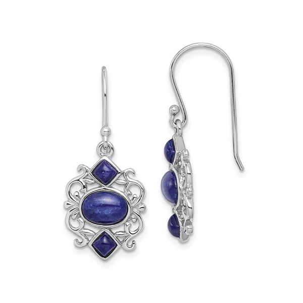 SS Earrings with Stones Franzetti Jewelers Austin, TX