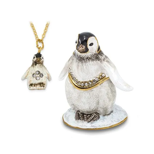 Bejeweled PEEPS Baby Penguin Gift Box Image 3 Franzetti Jewelers Austin, TX