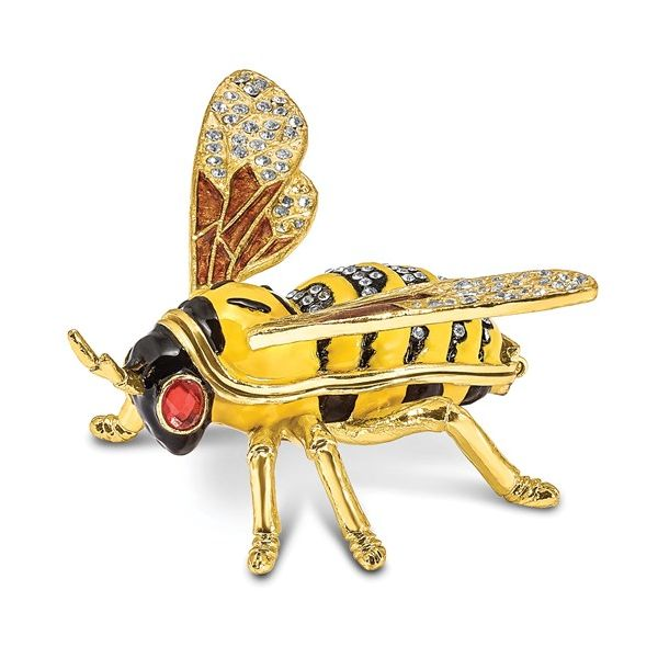 Bejeweled BUZZ Bumblebee Trinket Box Franzetti Jewelers Austin, TX