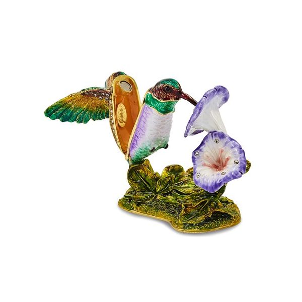 Bejeweled Hummingbird & Morning Glory Gift Box Image 2 Franzetti Jewelers Austin, TX