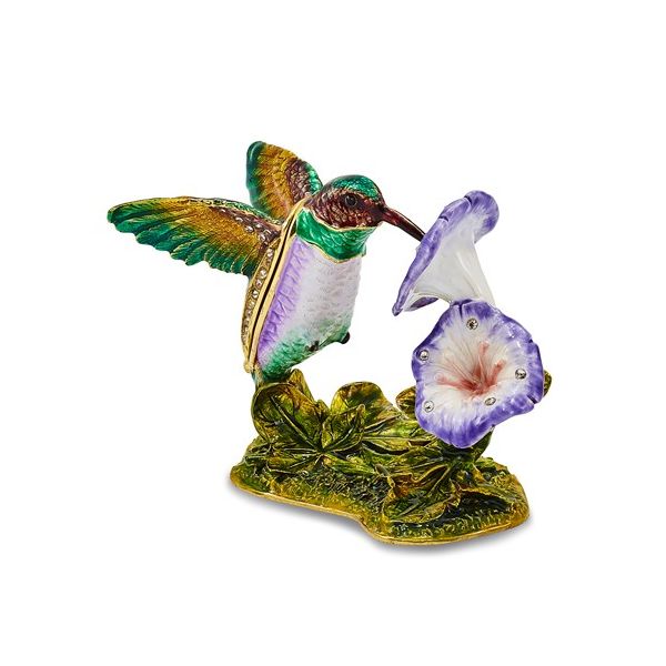 Bejeweled Hummingbird & Morning Glory Gift Box Franzetti Jewelers Austin, TX