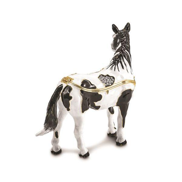 Bejeweled ALPHA Horse collectible box Image 3 Franzetti Jewelers Austin, TX