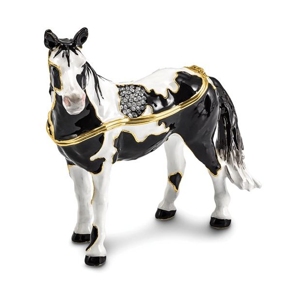 Bejeweled ALPHA Horse collectible box Franzetti Jewelers Austin, TX