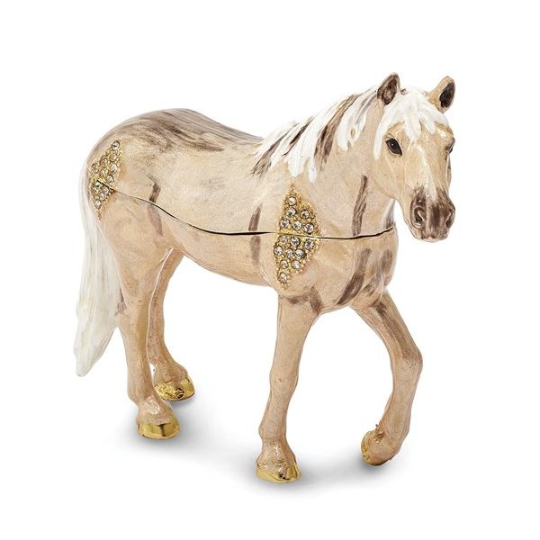 Bejeweled WILD 'N FREE Pony Trinket Box Franzetti Jewelers Austin, TX