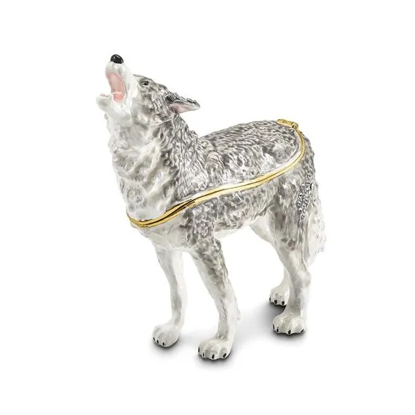Bejeweled Howling Wolf Gift Box Franzetti Jewelers Austin, TX