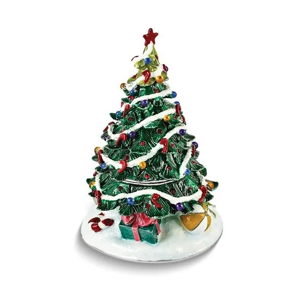 Emerald Pearl Ceramic Christmas Tree - Green