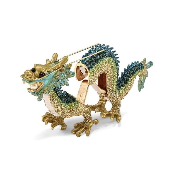 Bejeweled CHI Chinese Dragon Gift Box Image 2 Franzetti Jewelers Austin, TX