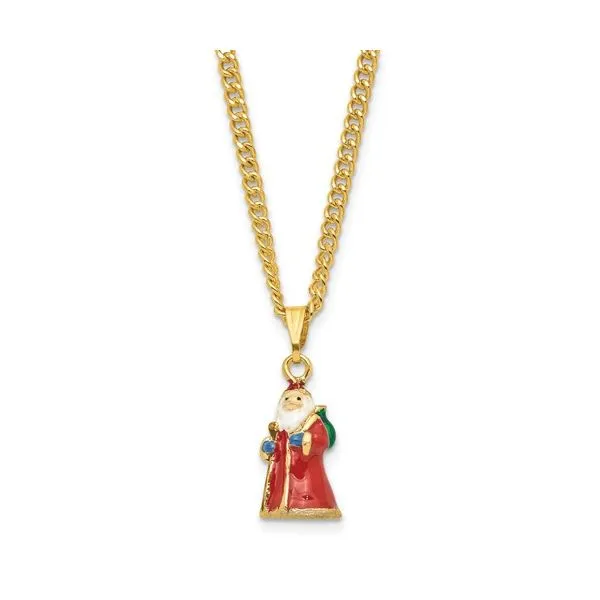 Bejeweled NOBLE Santa with Gifts & Staff Gift Box Image 4 Franzetti Jewelers Austin, TX