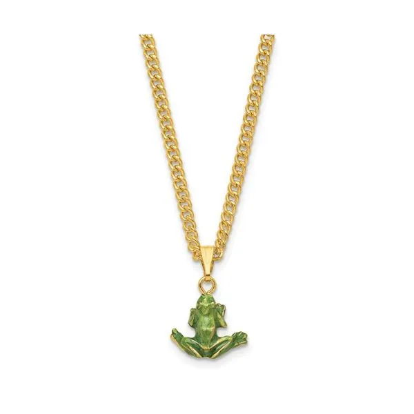 Bejeweled PADDY Frog on Lily Pad Gift Box Image 4 Franzetti Jewelers Austin, TX