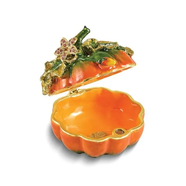 Bejeweled AUTUMN Pumpkin Gift Box Image 2 Franzetti Jewelers Austin, TX