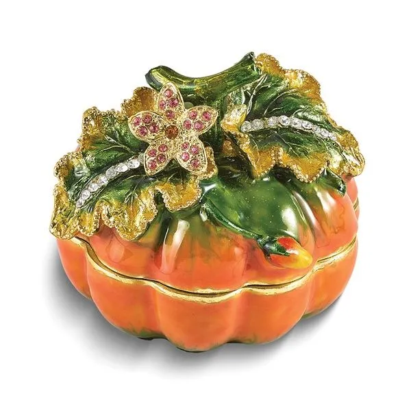 Bejeweled AUTUMN Pumpkin Gift Box Franzetti Jewelers Austin, TX