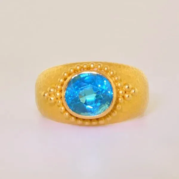 Colored Stone Ring Image 2 French Designer Jeweler Scottsdale, AZ