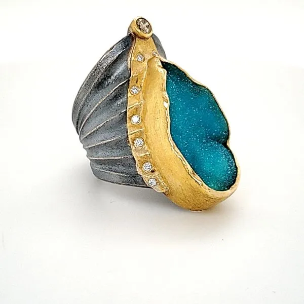 Colored Stone Ring Image 3 French Designer Jeweler Scottsdale, AZ